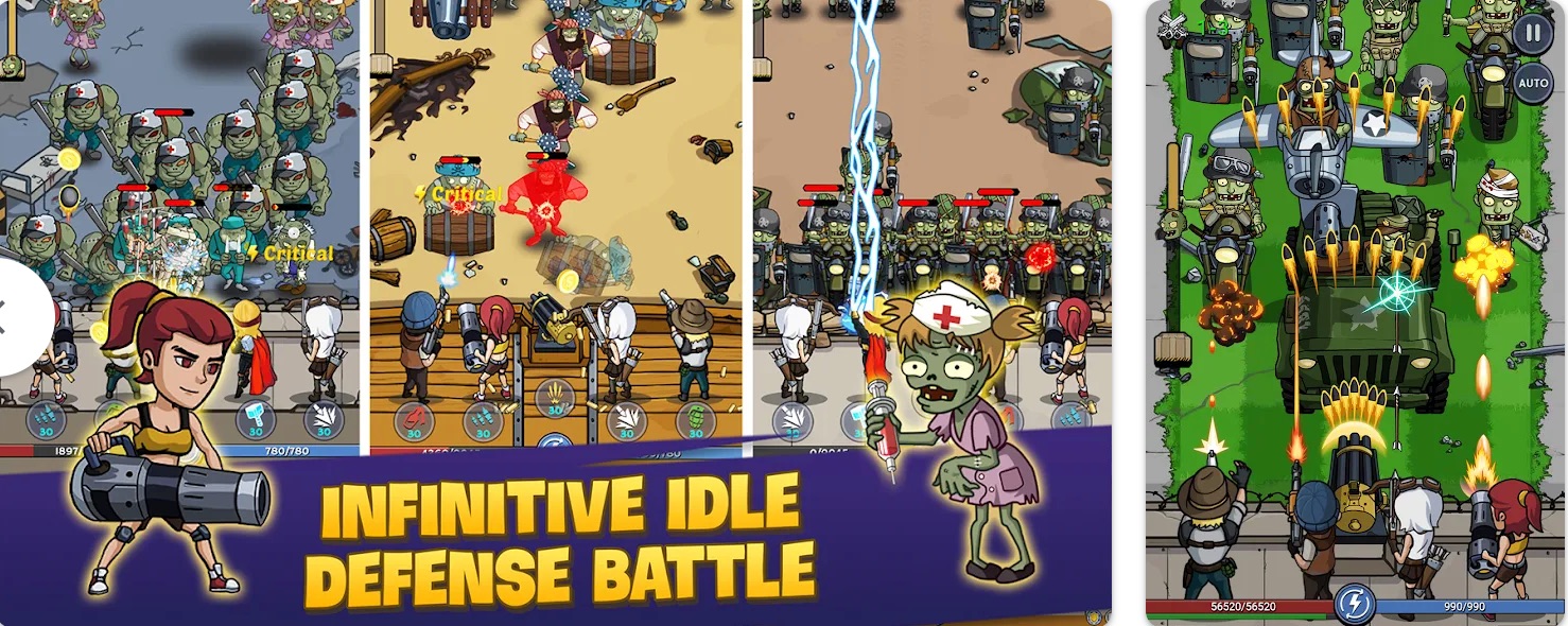 Zombie War Idle Mod Apk Unlocked