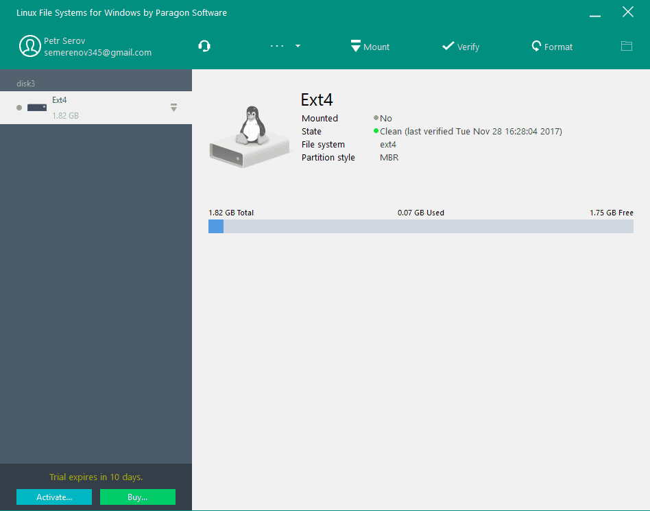 Paragon Extfs For Windows Free Download User Friendly Interface