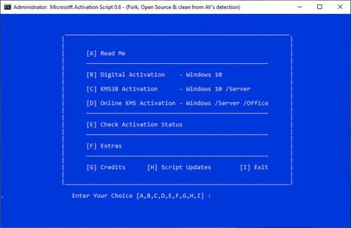 Microsoft Activation Scripts V1.4 Open Source &Amp; Clean From Antivirus Detection