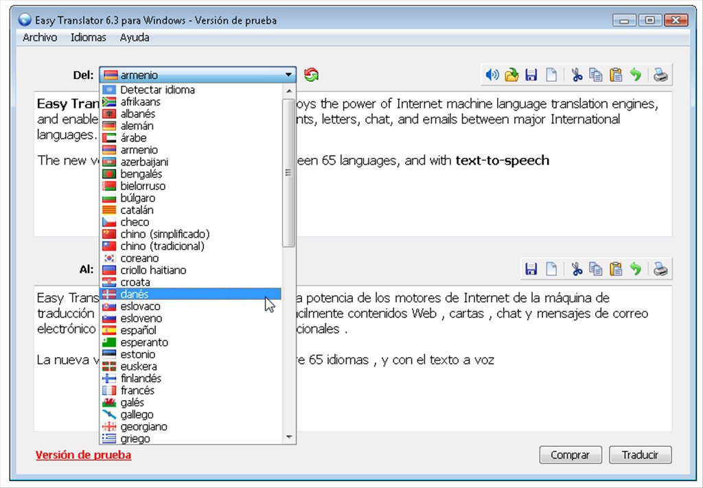 Easy Translator V15.5 Multilingual Best Free Translation Tool