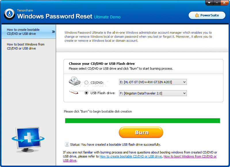 Tenorshare Windows Password Recovery Ultimate V7.1.2.3 Windows Password Hacker Software