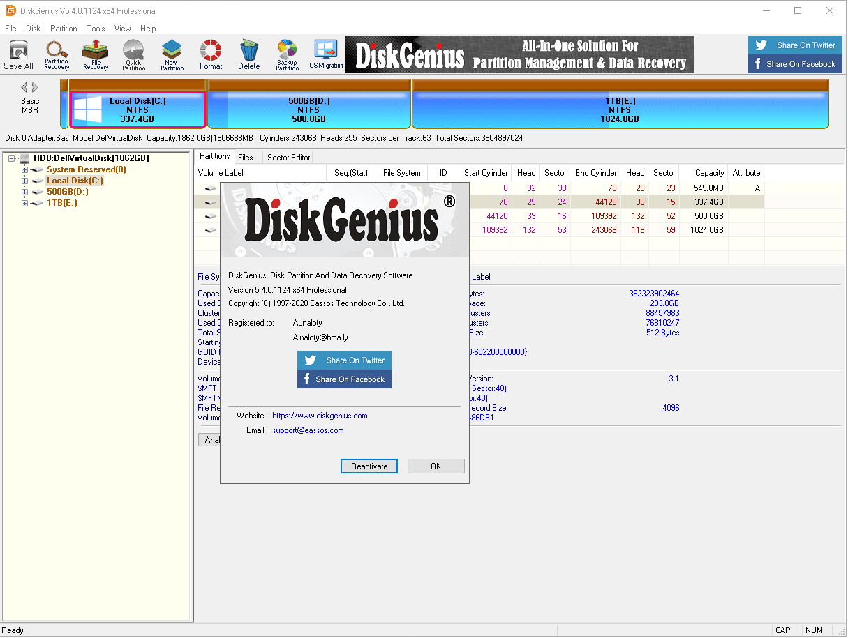 Diskgenius Professional Serial Keys Full Version