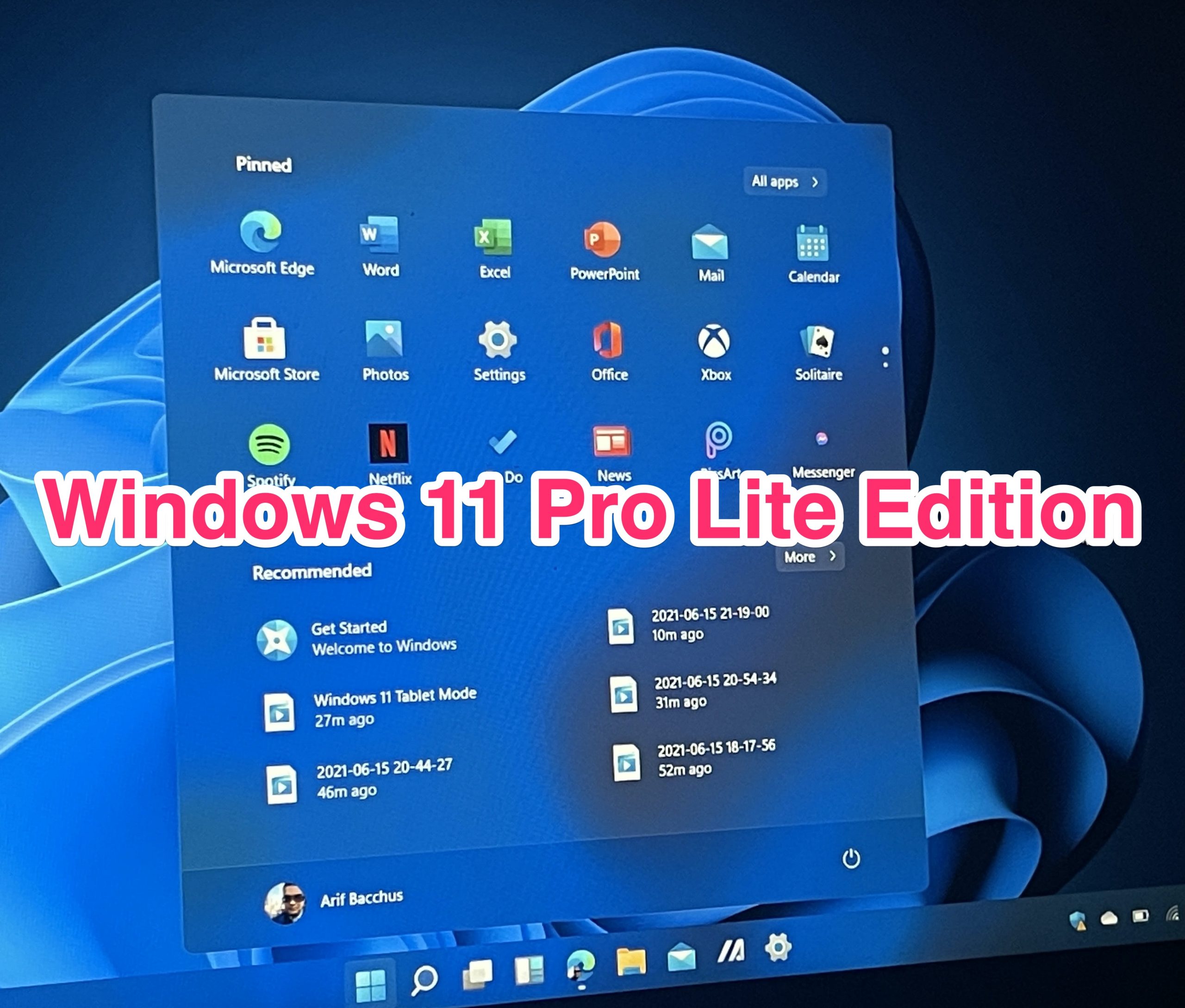 Windows 11 Pro Lite Edition Free Download