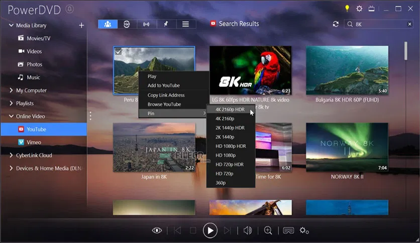 CyberLink PowerDVD Ultra 2020