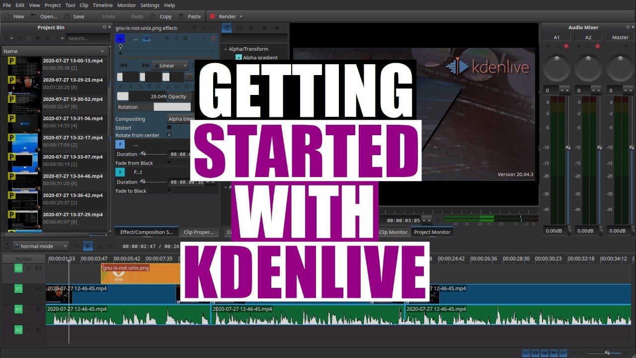 Download Kdenlive Video Editor For Windows Free Download