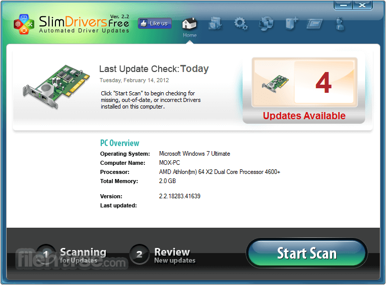 Slimware Slimdrivers Updator Software