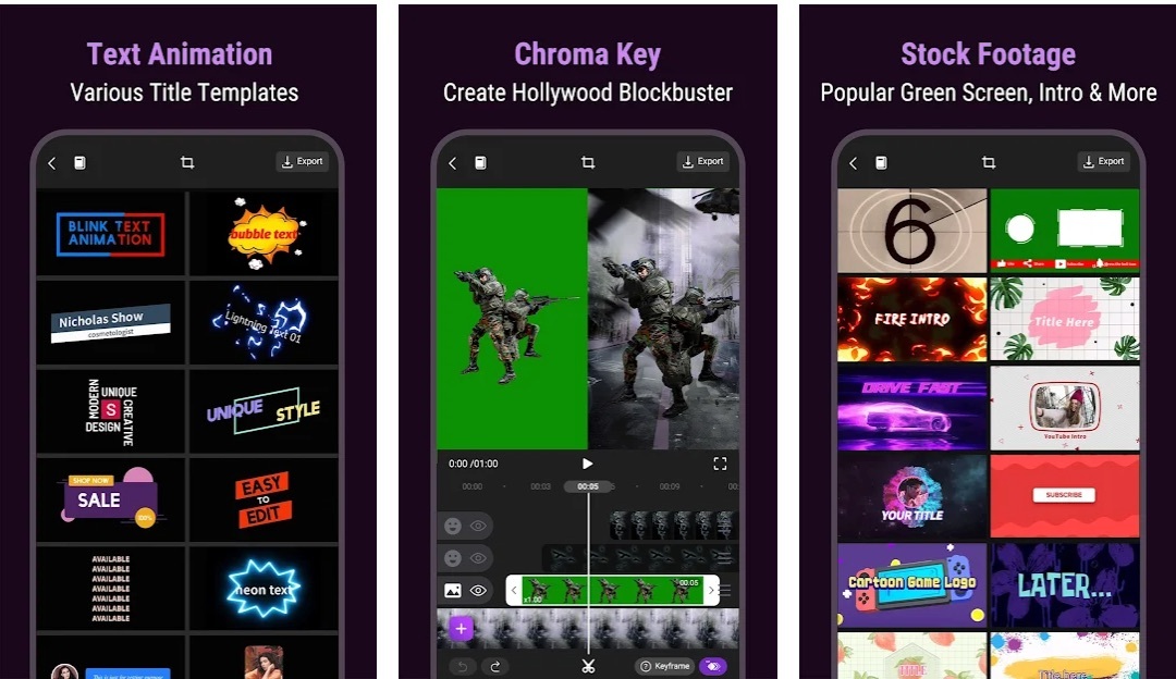 Motion ninja pro video editor animation maker