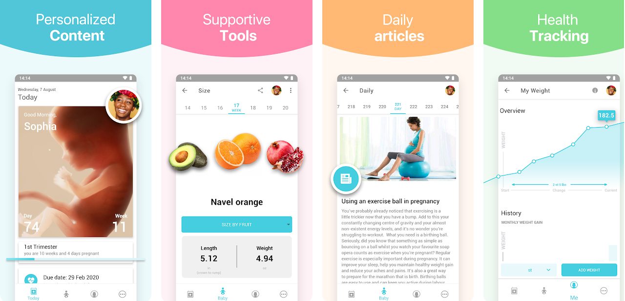  Pregnancy tracker app week by week in 3d