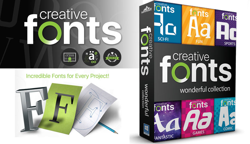 Summitsoft Creative Fonts Collection Free Download