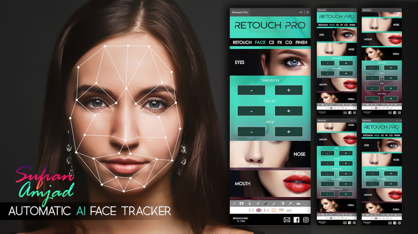 Retouch pro plugin for adobe photoshop