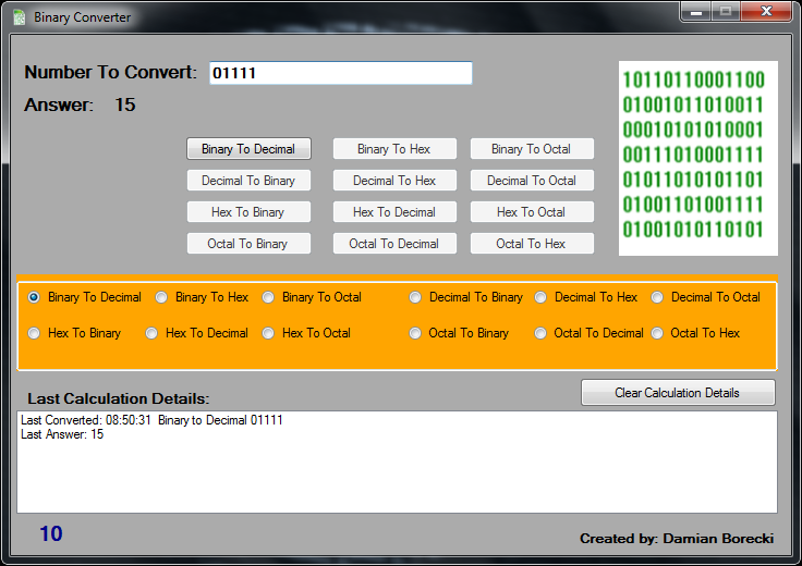 Decimal To Binary Converter Software Free Download