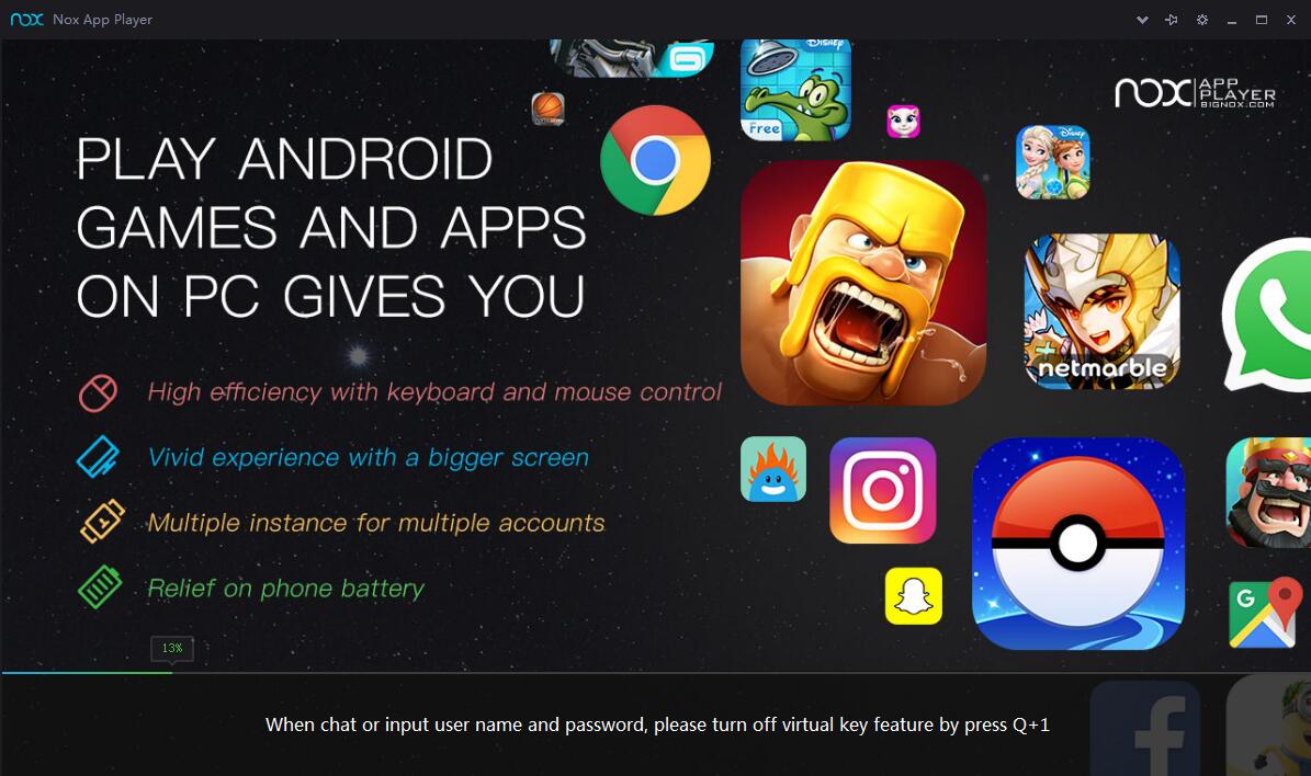 NoxPlayer Android Emulator With Keys Full Version