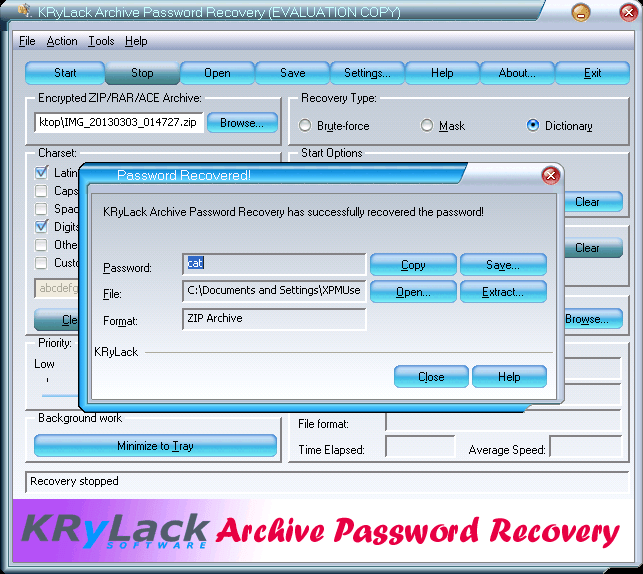 Krylack Rar Password Recovery Free Download Full Version