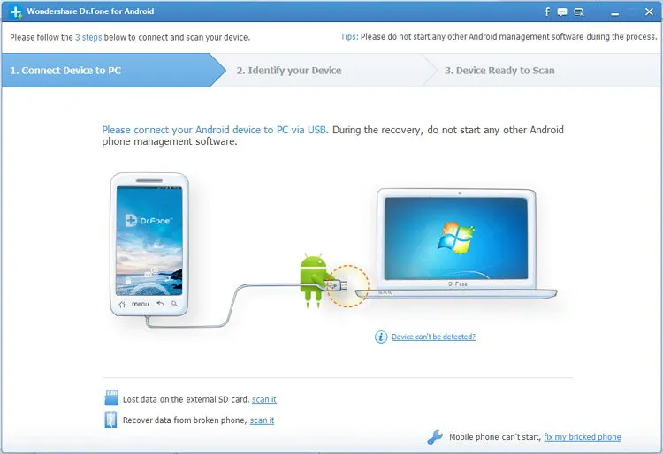 Wondershare Dr Fone Toolkit for Android For Windows Free Download