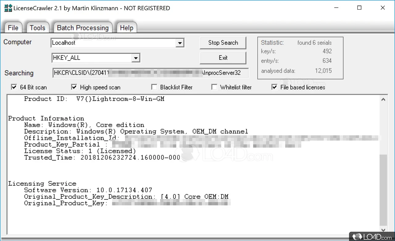 LicenseCrawler For Windows Free Download Full Version with keys