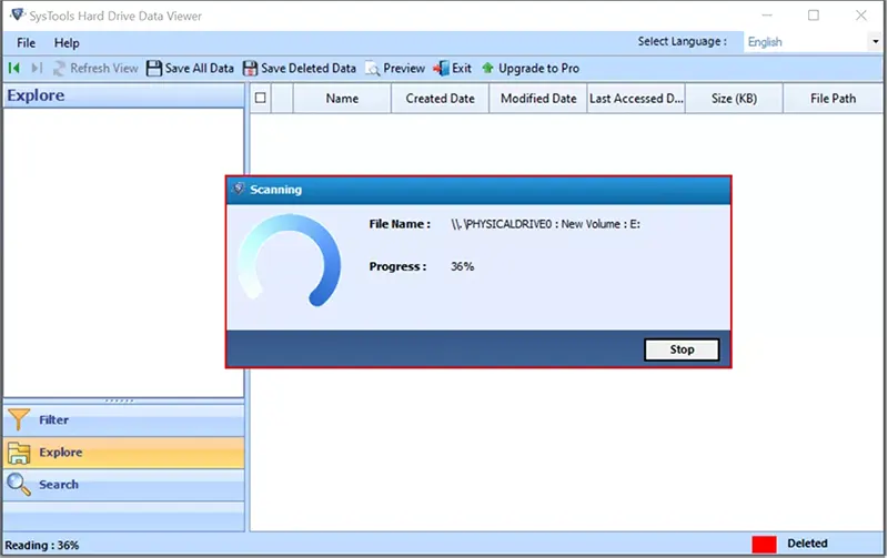 SysTools Hard Drive Data Viewer Pro 