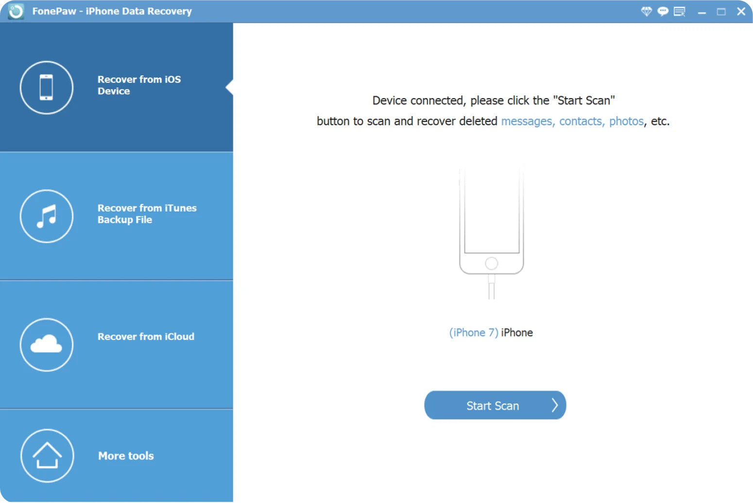 FonePaw iPhone Data Recovery full version for windows