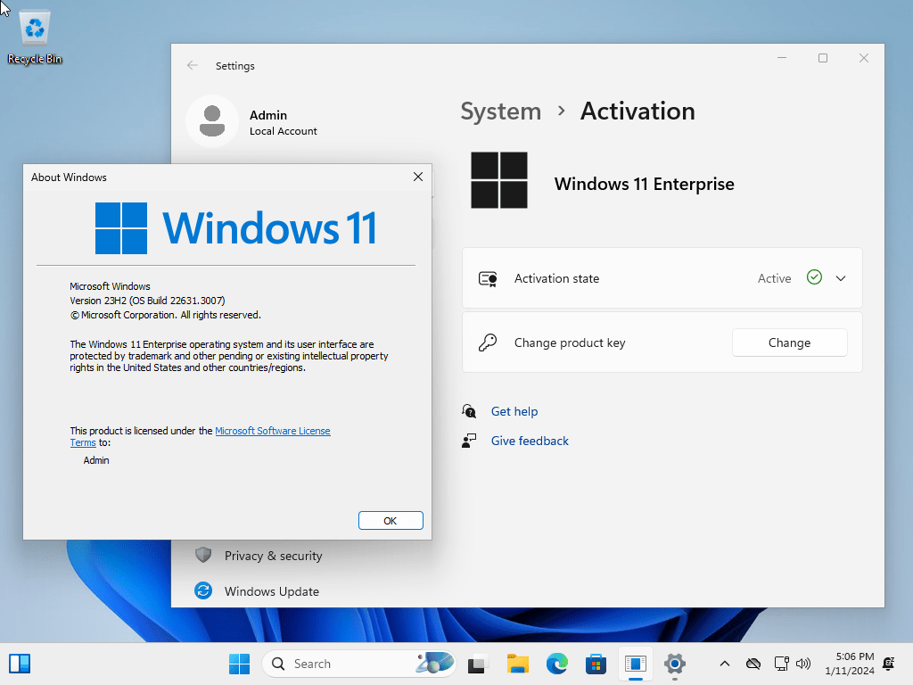Windows 11 Enterprise 23H2 Free Download Full Version