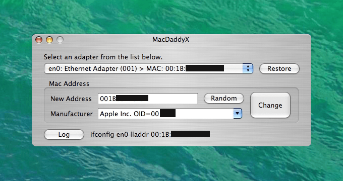  Macdaddyx Mac Address Changer Free Download