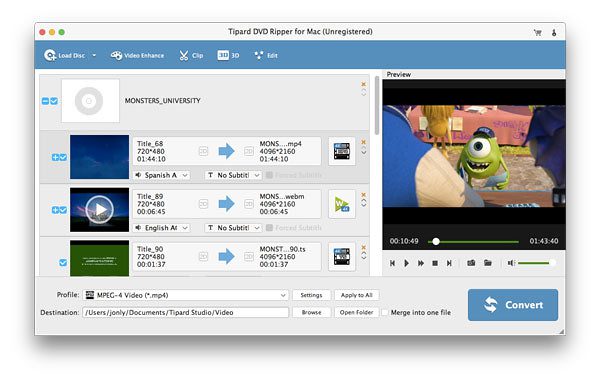 Tipard DVD Ripper For Mac