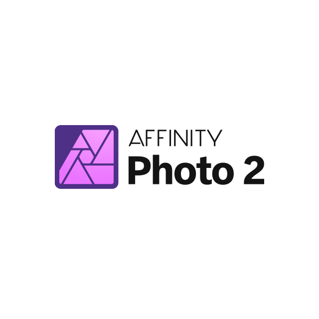 Affinity Photo 2 logo on a white background.