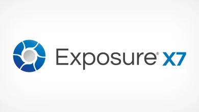 Version 1: Logo For Company &Quot;Exposure X7&Quot; Displayed.