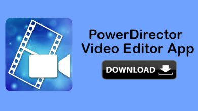Version 1: A Mobile Phone Displaying The Powerdirector Video Editor App Interface, Showing Various Editing Tools And Features.