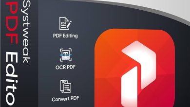 Systweak Pdf Editor Software Interface With Editing Tools And Options.
