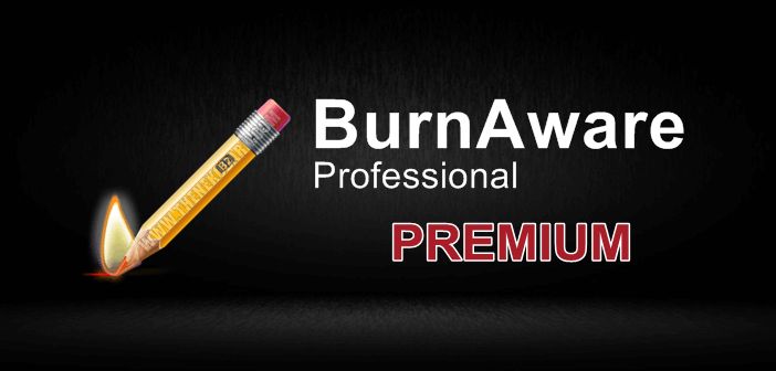 A Pencil With A Burning Tip Is Featured On The Left Side Against A Dark Background. On The Right, The Words &Quot;Burnaware Professional&Quot; Are Written In White, With &Quot;Premium&Quot; In Red Capital Letters Below Them. This Design Captures The Essence Of Burnaware Professional'S Premium Patch Release.