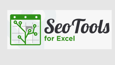 Logo Of Seotools For Excel V10.0.2. The Design Features A Stylized Green Grid Resembling A Spreadsheet With Green Circuit-Like Paths Branching Across It. To The Right, &Quot;Seotools&Quot; Is In A Large Cursive Font, With &Quot;For Excel&Quot; In Smaller, Green, Sans-Serif Font Below It.