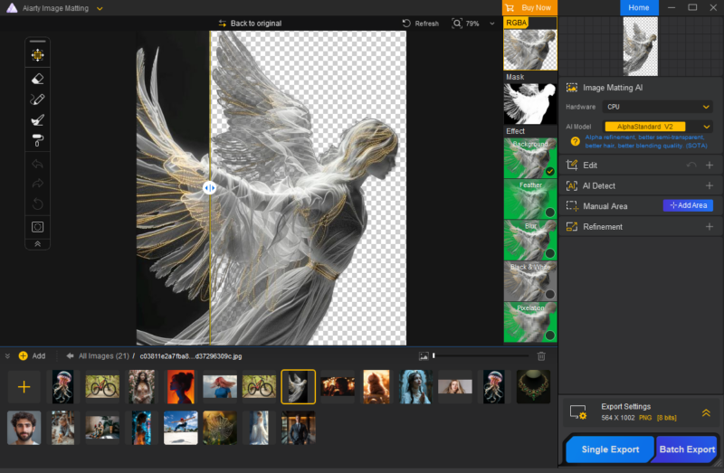 AIArty Image Matting Software, AI-based image matting software, Background removal software, Advanced alpha matting tool, Precise image background remover, Image matting for hair and fur, Transparent object matting software, Foreground-background blending tool, AI-powered image editing software, Detailed image matting software, Professional background removal tool, AI image processing for matting, Alpha matting software for precise editing, Image matting for transparent objects, Advanced image separation software, Seamless foreground blending tool.